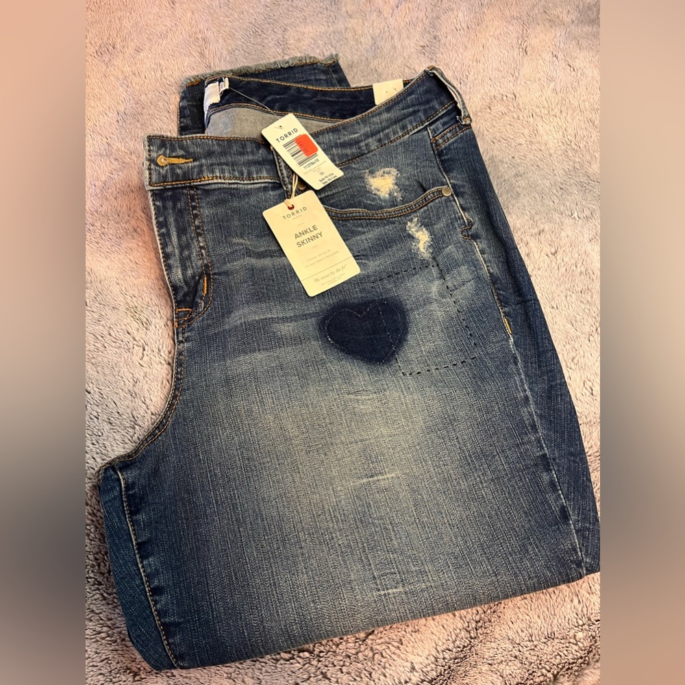 Brand new Torrid jeans with tags.